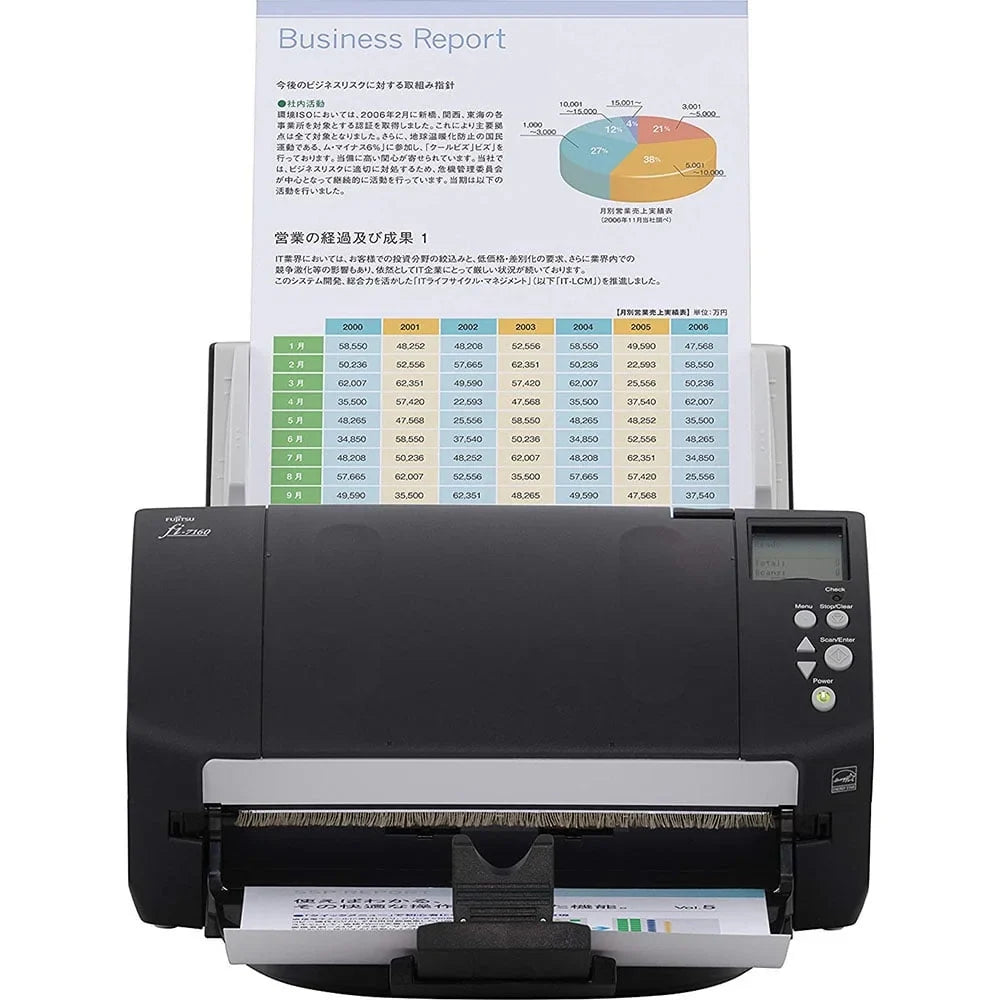 Fujitsu fi-7160 Sheetfed Scanner, 600 dpi Optical