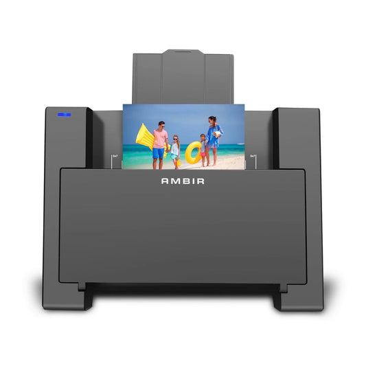 Ambir Photo Scanner w/ PictureStudio - PS400-NA - Black Color - Scan Photos in 3 Seconds at 300dpi