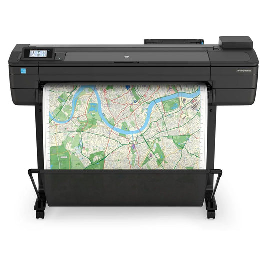 DesignJet T730 Large Format Printer, 36" Color Inkjet Plotter, Wireless