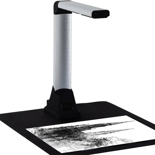 iOCHOW Document Scanner School Document Camera: Portable 8MP High Definition Overhead Scanner A3 OCR USB Doc Cam Color and Monochrome Scanning